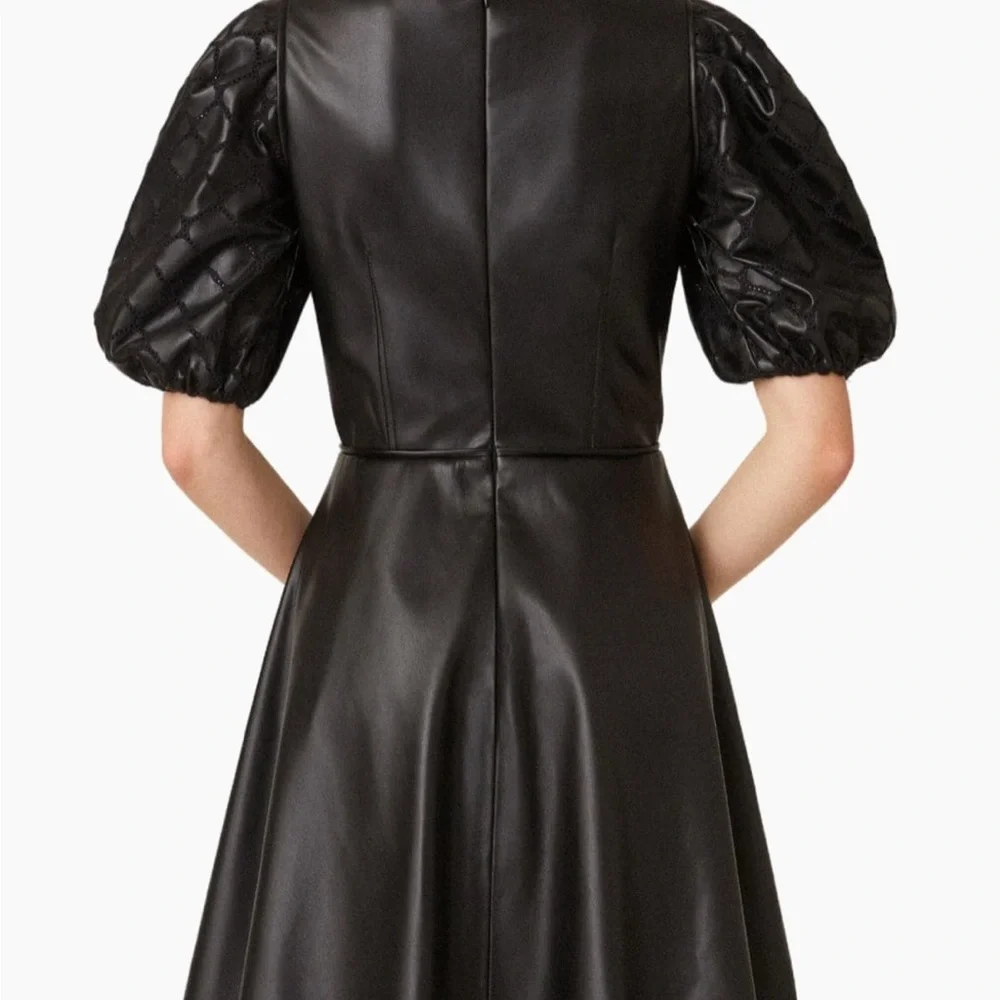 Shoshana Women's Oakley Faux Leather Minidress - Picture 2 of 10